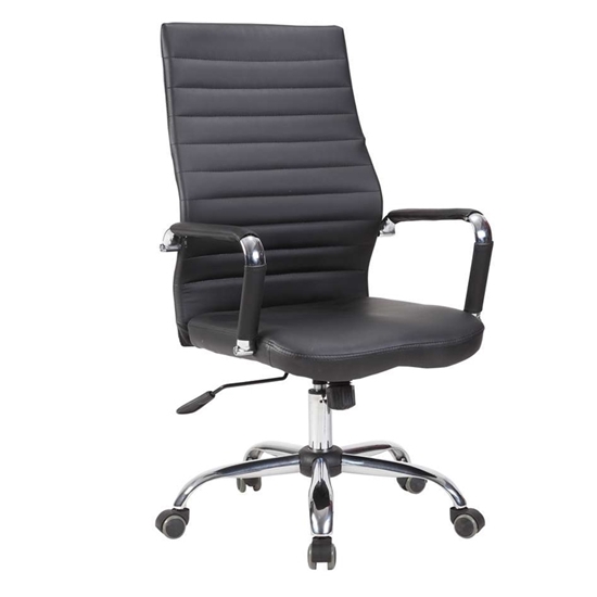 Picture of A9280 BLACK PU MANAGER ARMCHAIR