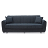 Picture of JOY THREE SEAT GREY FABRIC SOFA BED WITH STORAGE SPACE 210X80cm.