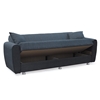 Picture of JOY THREE SEAT GREY FABRIC SOFA BED WITH STORAGE SPACE 210X80cm.