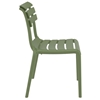 Picture of HELEN OLIVE GREEN CHAIR POLYPROPYLENE