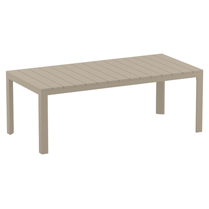 Picture of ATLANTIC TAUPE 100X210/280Χ76cm. EXTENDIBLE TABLE POLYPROPYLENE