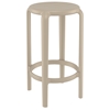 Picture of TOM 65cm. BAR STOOL TAUPE POLYPROPYLENE