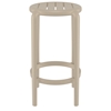 Picture of TOM 65cm. BAR STOOL TAUPE POLYPROPYLENE