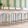 Picture of TOM 65cm. BAR STOOL TAUPE POLYPROPYLENE