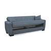 Picture of ANIMA THREE SEAT GREY FABRIC SOFA BED WITH STORAGE SPACE 210X80cm.