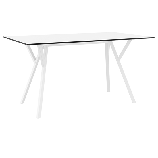 Picture of MAX TABLE 140X80Χ74cm. WHITE LAMINATE 12mm