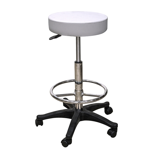 Picture of ST100 STOOL WHITE PU(2pcs/ctn) OFFICE