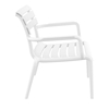 Picture of PARIS LOUNGE WHITE ARMCHAIR POLYPROPYLENE