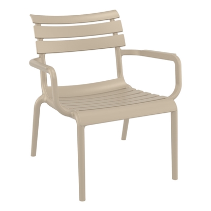 Picture of PARIS LOUNGE TAUPE ARMCHAIR POLYPROPYLENE