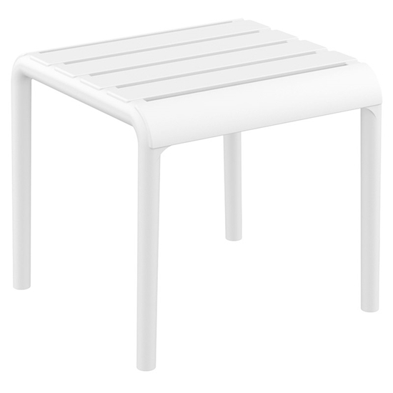 Picture of PARIS WHITE TABLE 42X41X40cm. POLYPROPYLENE