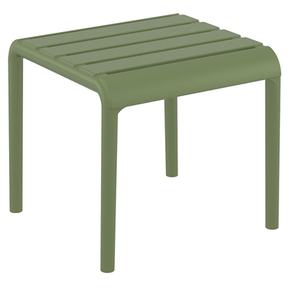 Picture of PARIS OLIVE GREEN TABLE 42X41X40cm. POLYPROPYLENE