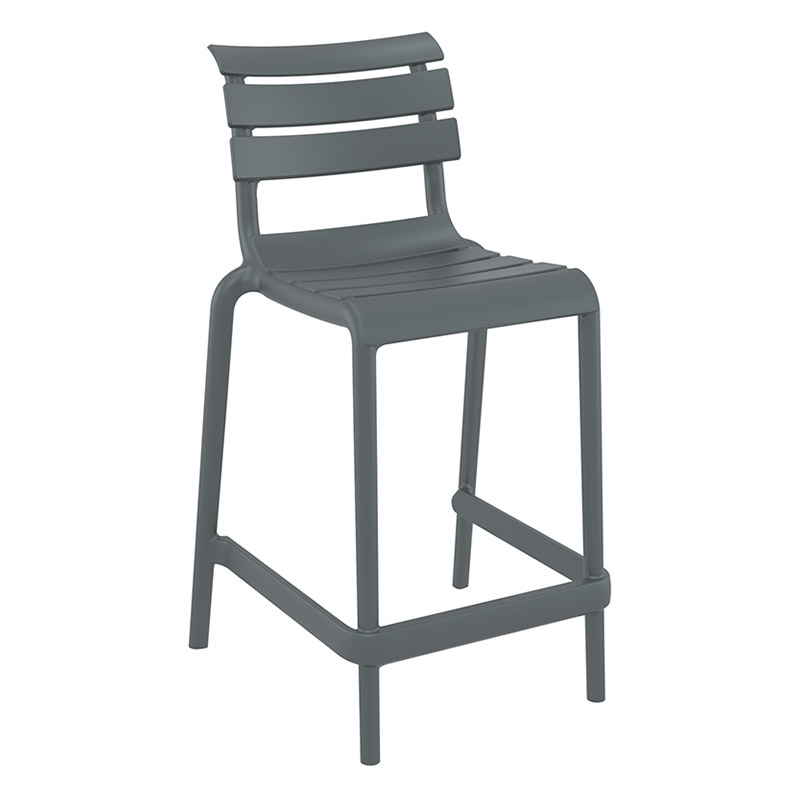 HELEN 65εκ. ΣΚΑΜΠΟ DARK GREY ΠΟΛ/ΝΙΟΥ 52X55X95εκ.