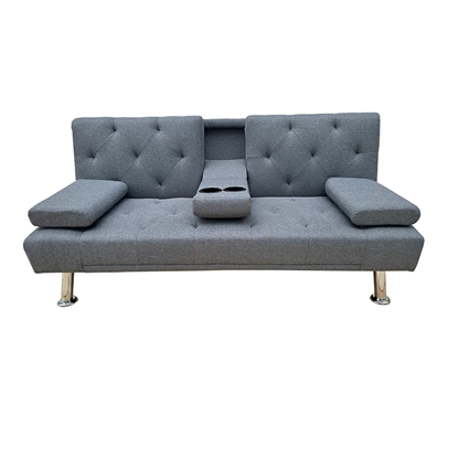 Picture of REST THREE SEAT GREY FABRIC SOFA BED 168X88cm.