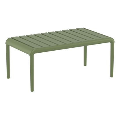 Εικόνα της PARIS OLIVE GREEN ΤΡΑΠΕΖΙ 90X50X40εκ. ΠΟΛ/ΝΙΟΥ