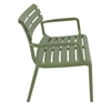 Picture of PARIS LOUNGE SOFA OLIVE GREEN 116X70X75cm. POLYPROPYLENE