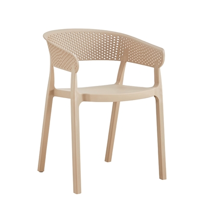 Picture of DIANA CAPPUCCINO ARMCHAIR POLYPROPYLENE