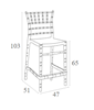 Εικόνα από CHIAVARI 65εκ.ΣΚΑΜΠΟ(Σ4)CLEAR TRANSP.