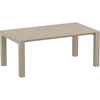 Picture of Artemis Taupe Dining Set (7pcs) Vegas 100X180/220Χ75cm.