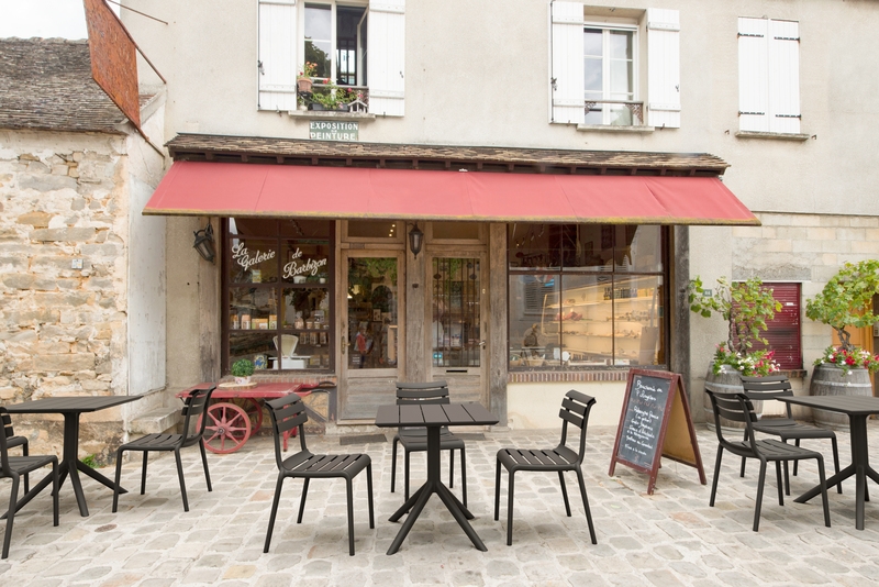 Τραπέζι εξωτερικού χώρου - Μαύρο 70x70x74 εκ. | Paris
