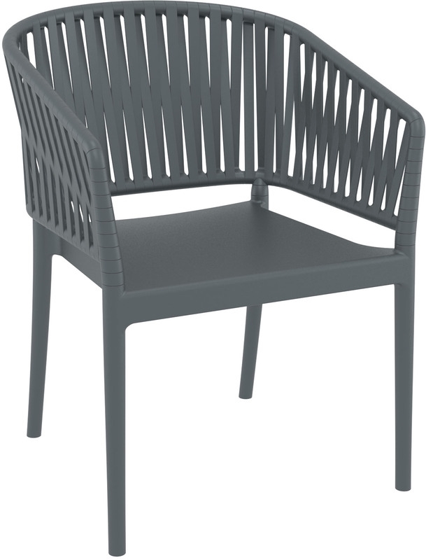 PORTOFINO DARK GREY ΠΟΛΥΘΡΟΝΑ ΠΟΛ/ΝΙΟΥ 58X58X80εκ.