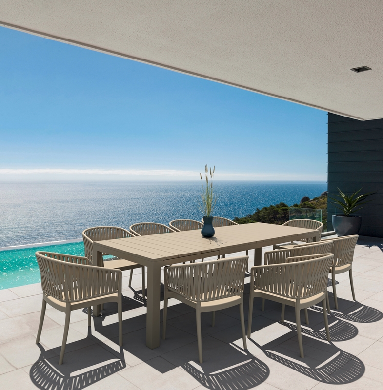 Πολυθρόνα εξωτερικού χώρου - Taupe 58x58x80 εκ. | Portofino