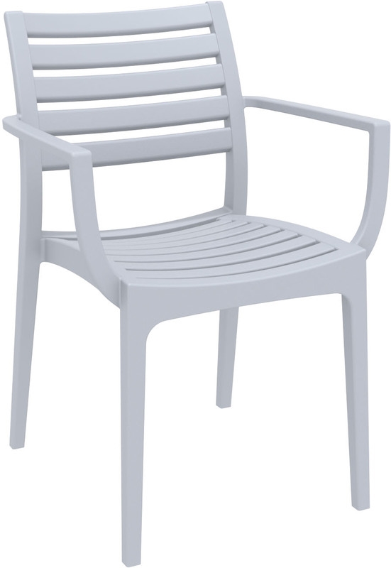 ARTEMIS SILVER GREY ΠΟΛΥΘΡΟΝΑ ΠΟΛ/ΝΙΟΥ 58X58X83.5εκ.
