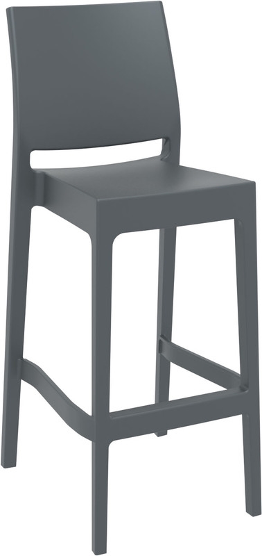 MAYA 75εκ. ΣΚΑΜΠΟ DARK GREY ΠΟΛ/ΝΙΟΥ 45Χ51Χ108εκ.