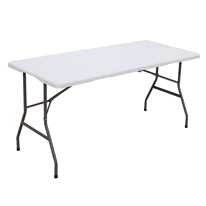 Τραπέζι catering βαλίτσα πτυσσόμενο - Γκρι/Λευκό 181x70x74 εκ.