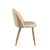 Picture of Rio Dining Chair (4pcs/ctn) Natural/Beige Fabric 47X53.5X49-80cm.