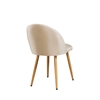 Picture of Rio Dining Chair (4pcs/ctn) Natural/Beige Fabric 47X53.5X49-80cm.