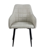 Picture of CAMERON L. BEIGE ARMCHAIR STEEL/FABRIC