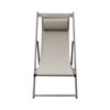 Picture of DEVIN DECKCHAIR ALUMINIUM FRAME CAPPUCCINO