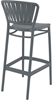 Picture of PORTOFINO 75cm. BAR STOOL DARK GREY POLYPROPYLENE