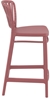 Picture of PORTOFINO 65cm. BAR STOOL MARSALA POLYPROPYLENE