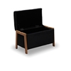 Εικόνα από DALI ΣΚΑΜΠΟ VELVET BLACK ΜΕ ΑΠΟΘ. ΧΩΡΟ 75X42X44εκ.