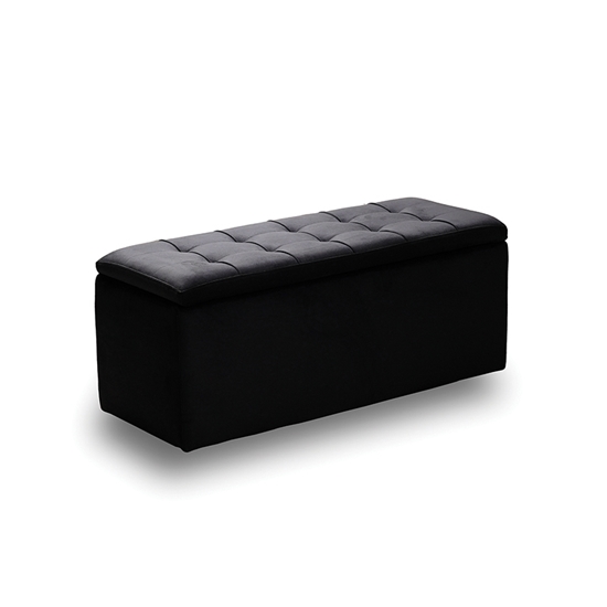 Εικόνα από LIDO ΣΚΑΜΠΟ VELVET BLACK ΜΕ ΑΠΟΘ. ΧΩΡΟ 101X41X42εκ.
