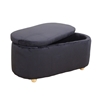 Εικόνα από FOSTER ΣΚΑΜΠΟ VELVET BLACK ΜΕ ΑΠΟΘ. ΧΩΡΟ 99Χ45X45εκ.