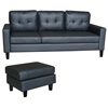 Εικόνα από LIANA S BLACK PVC ΓΩΝΙΑ 185Χ126X84εκ.