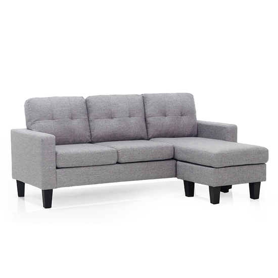 Εικόνα από LIANA S GREY ΥΦΑΣΜΑ ΓΩΝΙΑ 185Χ126X84εκ.