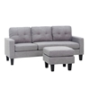 Εικόνα από LIANA S GREY ΥΦΑΣΜΑ ΓΩΝΙΑ 185Χ126X84εκ.