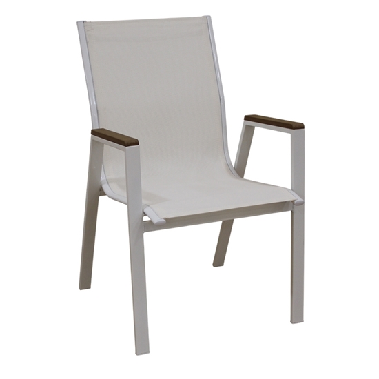 Εικόνα από SELBY WHITE TEXT ΜΕΤΑΛΛΙΚΗ ΠΟΛ/ΝΑ 56Χ64Χ90εκ.