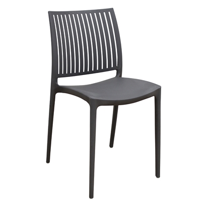 Εικόνα της PAOLINA DARK GREY ΚΑΡΕΚΛΑ ΠΟΛ/ΝΙΟΥ 42Χ48Χ79εκ.