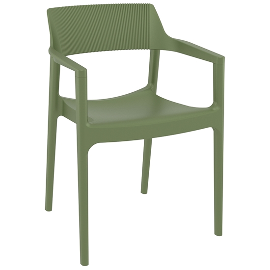 Εικόνα από TULUM OLIVE GREEN ΠΟΛΥΘΡΟΝΑ ΠΟΛ/ΝΙΟΥ 55X52X79εκ.