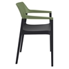 Εικόνα από TULUM BLACK/OLIVE GREEN ΠΟΛΥΘΡΟΝΑ ΠΟΛ/ΝΙΟΥ 55X52X79εκ.