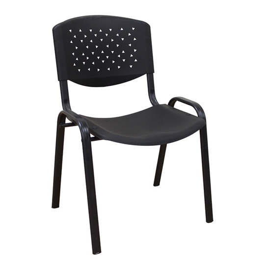 Εικόνα από MILOS PP ΜΑΥΡΟ ΚΑΡΕΚΛΑ ΒΑΦΗΣ 55X57X80.5εκ.