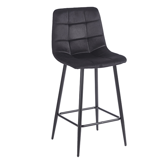 Εικόνα από NORA BLACK VELVET ΥΦΑΣΜΑ 65εκ. ΣΚΑΜΠΟ ΜΕΤΑΛΛΙΚΟ 45X41X65-99εκ.