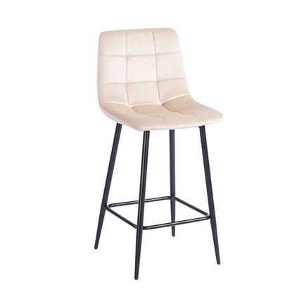 Εικόνα της NORA BEIGE VELVET ΥΦΑΣΜΑ 65εκ. ΣΚΑΜΠΟ ΜΕΤΑΛΛΙΚΟ 45X41X65-99εκ.