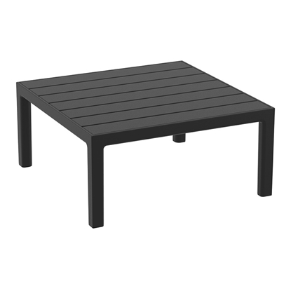 Εικόνα της PORTOFINO LOUNGE ΤΡΑΠΕΖΙ BLACK 70X70X33εκ. ΠΟΛ/ΝΙΟΥ