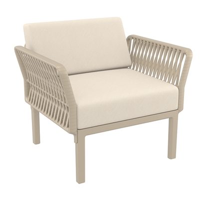Εικόνα της PORTOFINO LOUNGE ΠΟΛΥΘΡΟΝΑ TAUPE/ΜΑΞ. BEIGE(Σ2)ΠΟΛ/ΝΙΟΥ 90X80Χ69εκ.