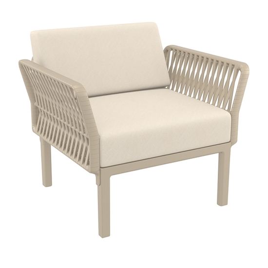 Εικόνα από PORTOFINO LOUNGE ΠΟΛΥΘΡΟΝΑ TAUPE/ΜΑΞ. BEIGE(Σ2)ΠΟΛ/ΝΙΟΥ 90X80Χ69εκ.